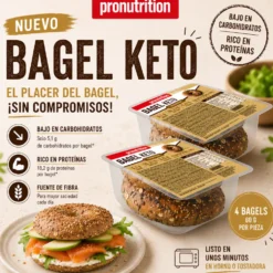 Bagel au sesame 4 x 60 g - Pronutrition