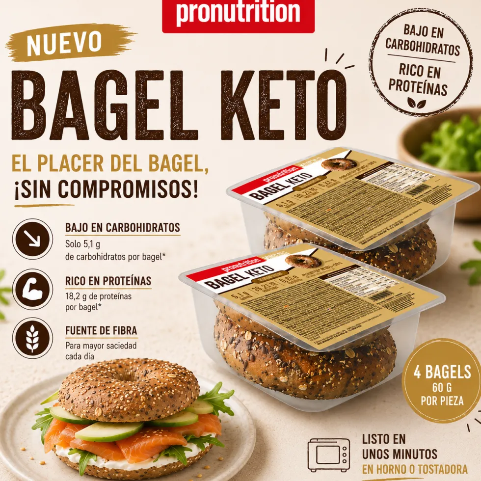 Bagel au sesame 4 x 60 g - Pronutrition
