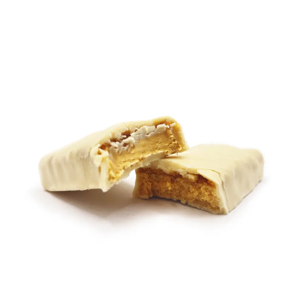 Barre hyperprotéinée Caramel cacahuètes enrobage blanc 35g MD Unité