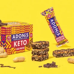 Barre keto beurre de cacahuète et chocolat 45g Adonis