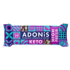 Barre keto croquante Noisettes chocolat 45g Adonis DDM 29/08/2026