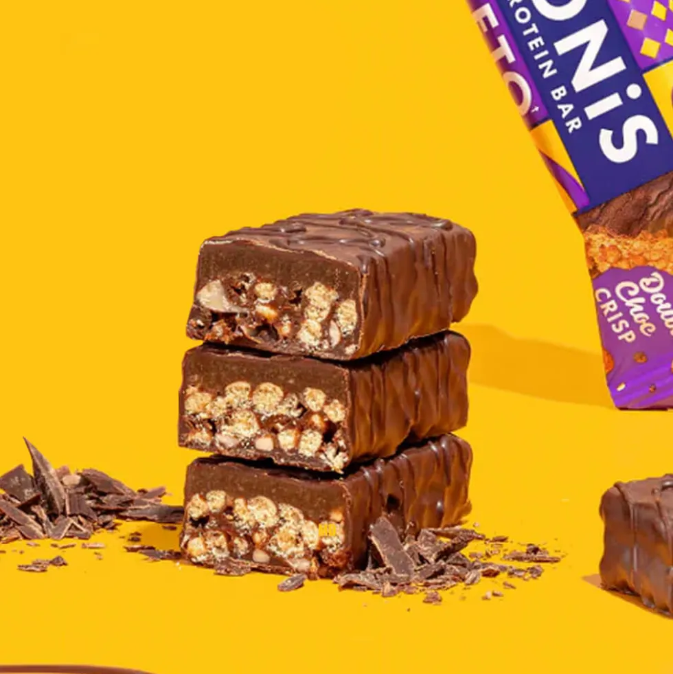 Barre keto Double chocolat crisp 45g Adonis