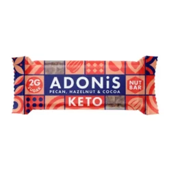 Barre keto Noix de pécan et noisettes low carb 35g Adonis