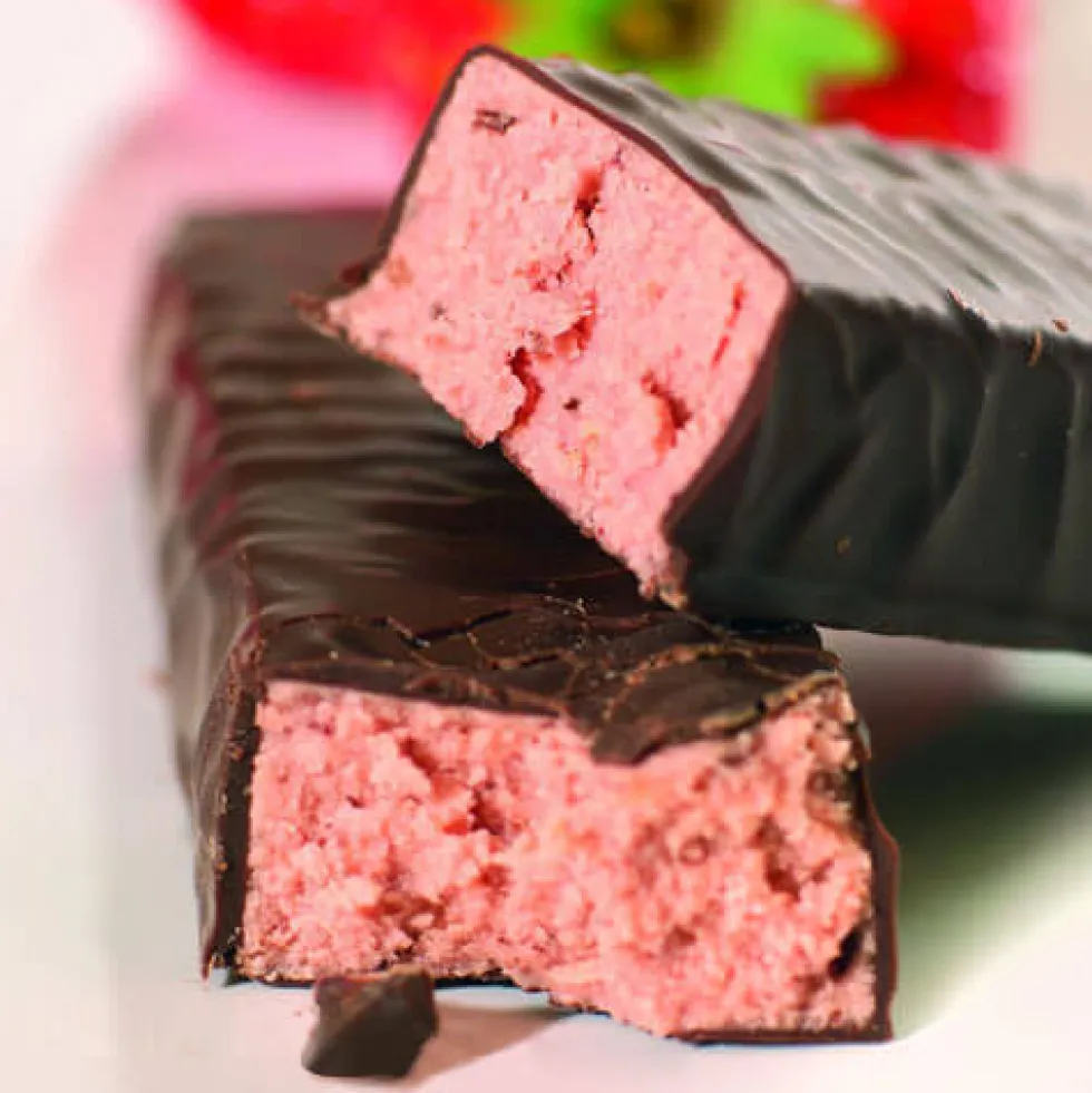 Barre protéinée Fraise à l'unité Prolinéa