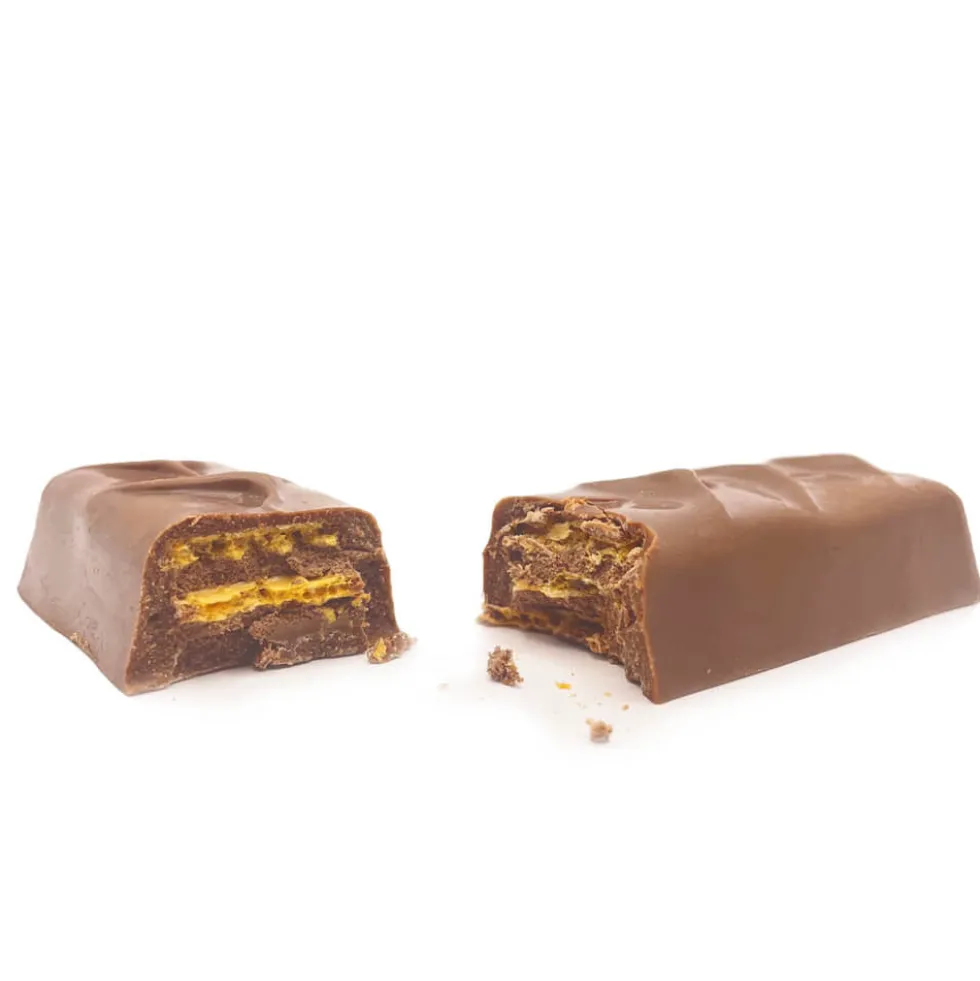 Barres protéinées chocolat au lait coeur gaufrette Boîte de 5 MD