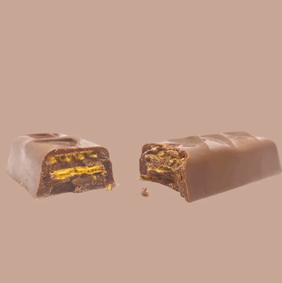 Barres protéinées chocolat au lait coeur gaufrette Boîte de 5 MD