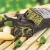 Barre verte cacahuète chocolat vegan, sans gluten à l'unité PROLINEA
