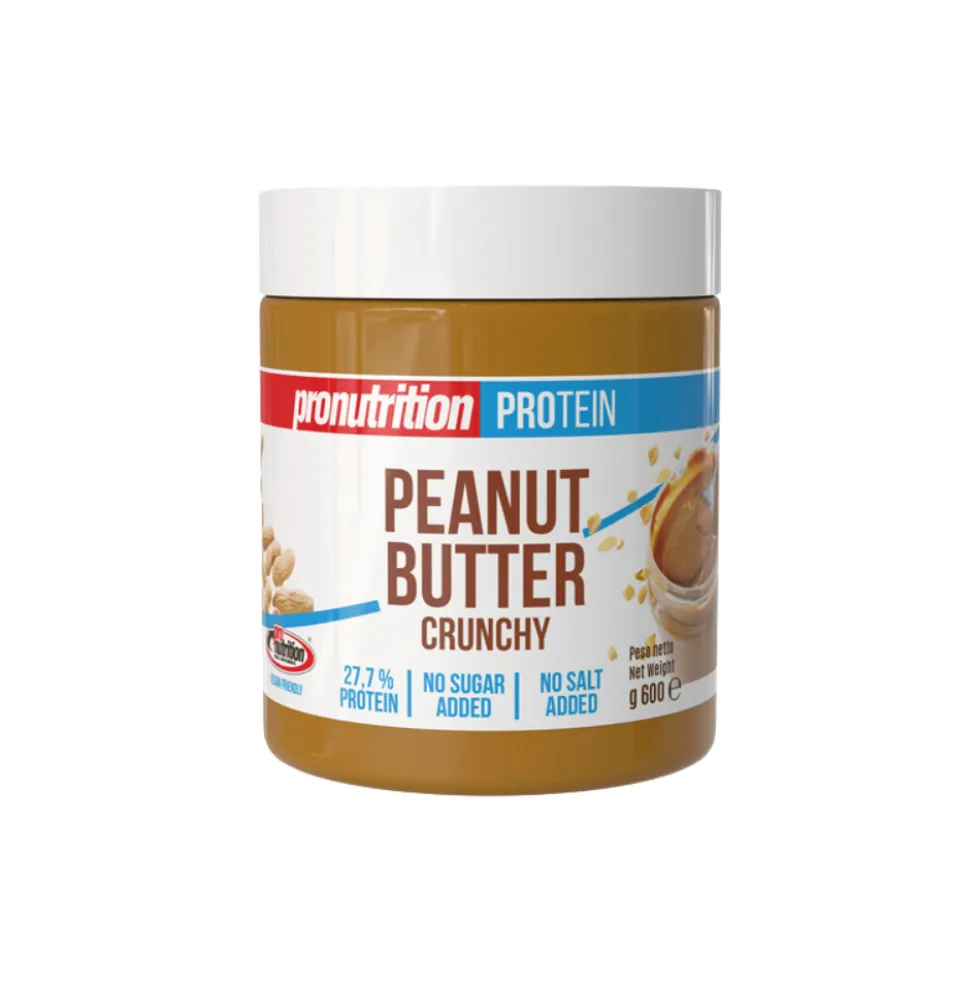 Beurre de cacahuète protéinée Crunchy 500g Pronutrition