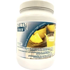 Boisson hyperprotéinée au collagène arôme Ananas Pot 450g DietiMeal