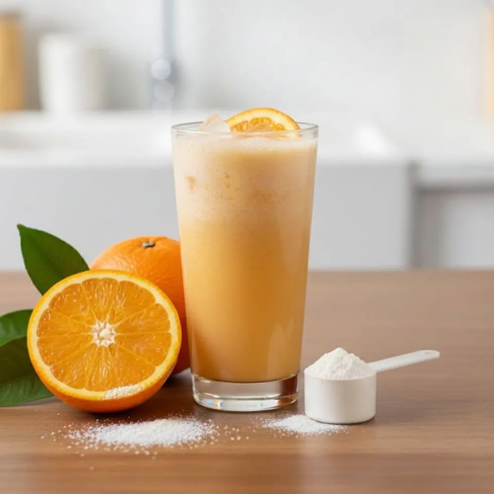 Boisson hyperprotéinée Orange au Collagène Prolinéa à l'unité