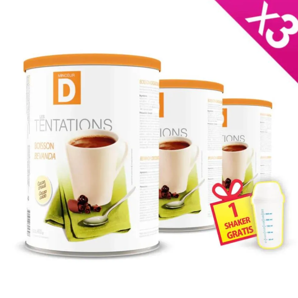 Boisson protéinée Cacao Pot ECO MinceurD - Lot de 3