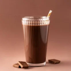 Boisson protéinée collagène saveur chocolat Gianduja faible en sucre à l'unité MD