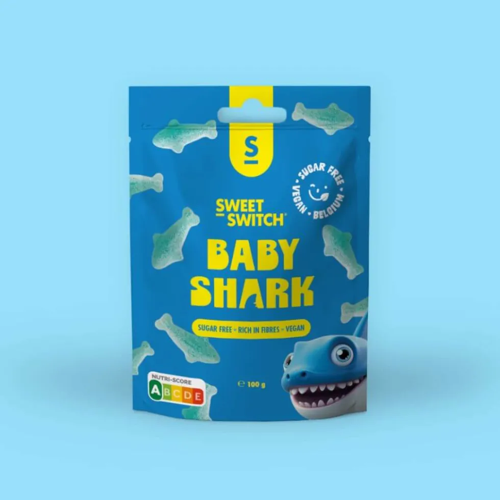 Bonbons sans sucre Baby Shark Sweet-Switch 100g