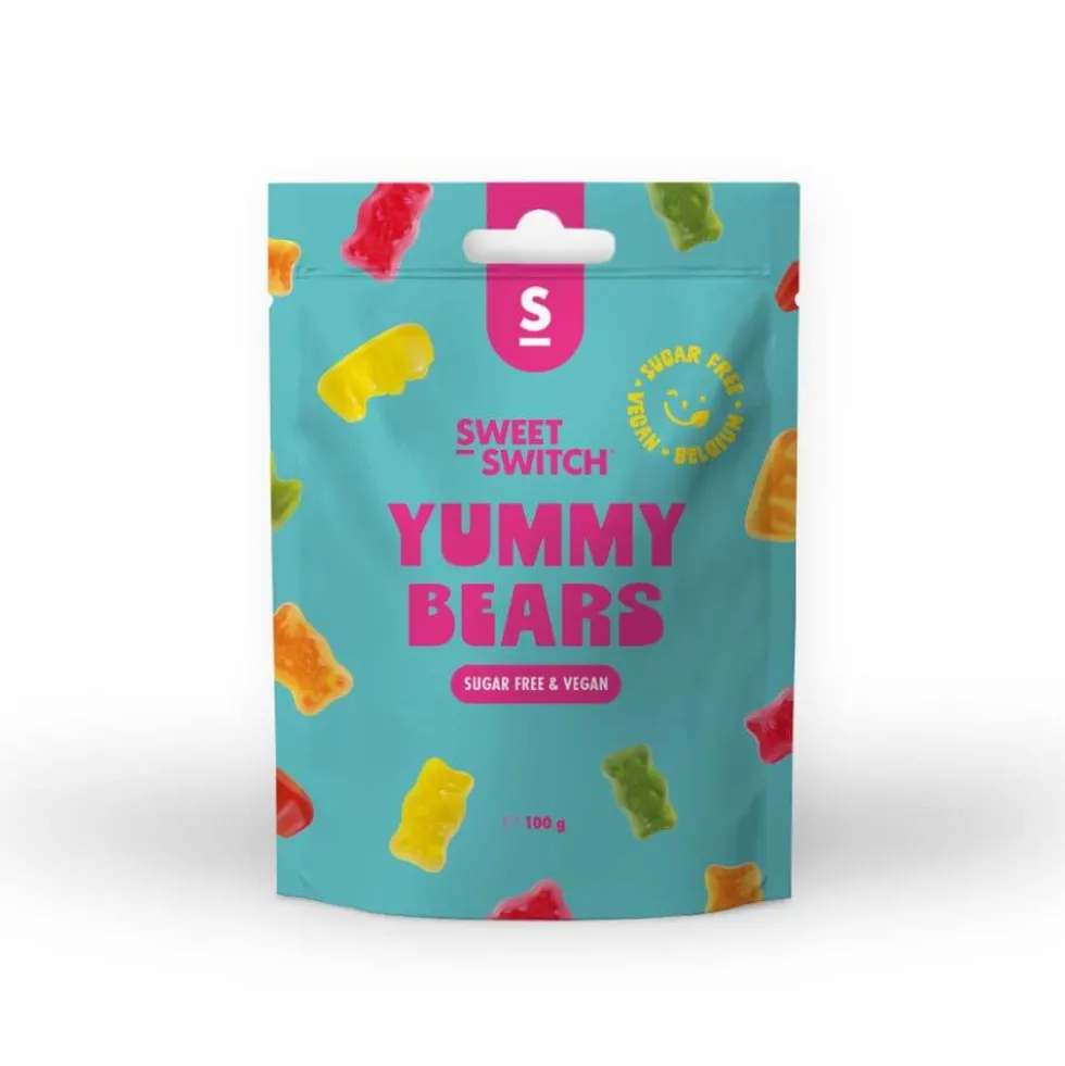 Bonbons sans sucre Yummy Bears Sweet-Switch 100g