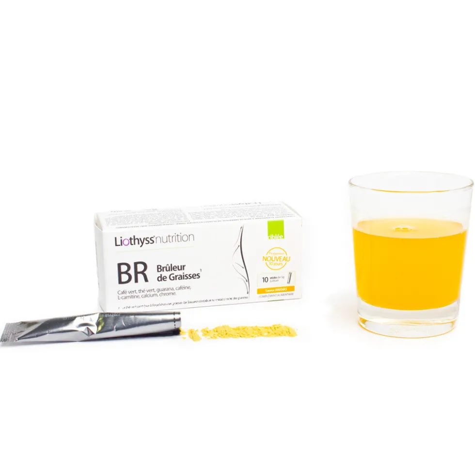 Brûleur de Graisses café vert - Ananas Liothyss Boîte de 10 sticks