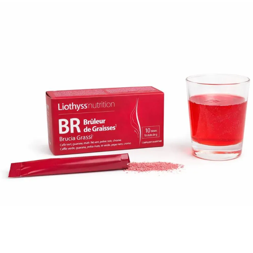 Brûleur de Graisses café vert - Fruits rouges Liothyss Boîte de 10 sticks