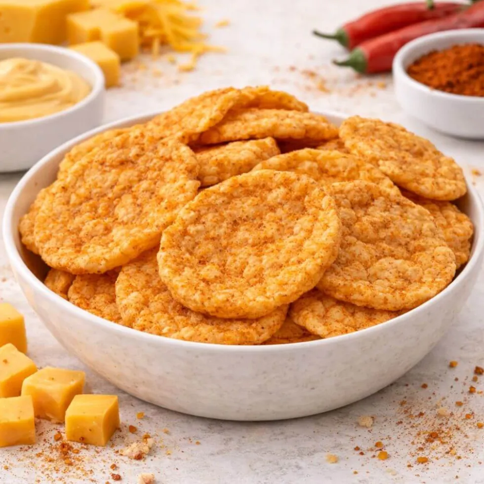 Chips protéinées soufflées arôme SPICY CHEESE unité 25g