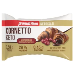 Croissant multicéréales Keto Chocolat et Myrtilles 50g Pronutrition