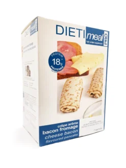 Crêpe hyperprotéinée Bacon Fromage 7 sachets Dietimeal