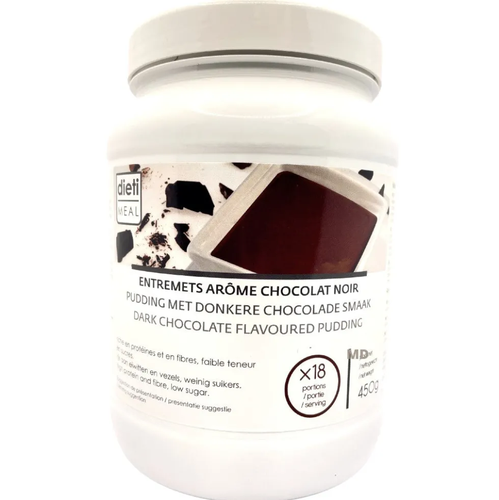 Entremets Protéiné Chocolat Noir POT 450g Dietimeal