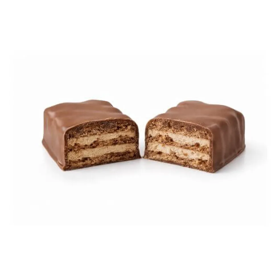 Gaufre protéinée enrobée chocolat & crème chocolat MD unite