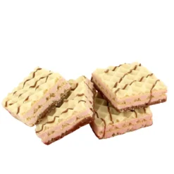 Gaufrettes Protéinées Framboise chocolat blanc Dietisnack