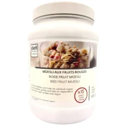 Müesli Fruits rouges riche en protéines POT 450g DietiSnack
