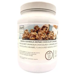 Müesli protéiné Chocolat Caramel hyperprotéiné POT 450G Dietisnack