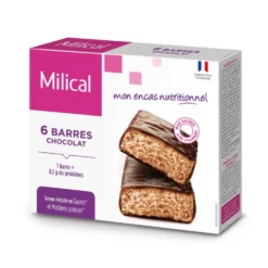 Milical Barres saveur chocolat boîte de 6