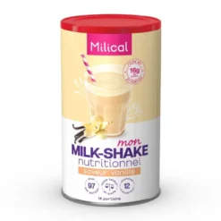 Mon Milk-Shake nutritionnel Vanille - POT 14 boissons MILICAL