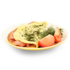 Omelette bacon 15g de protéines à l'unité PROLINEA