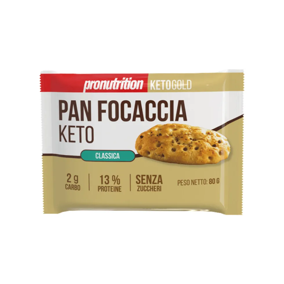 Pain Focaccia Keto 80g Pronutrition