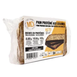 Pain protéiné aux graines 5 tranches paquet de 250g MD
