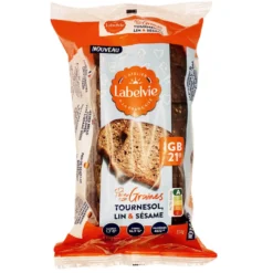 Pain protéiné kéto aux graines IG Bas LABELVIE 350g