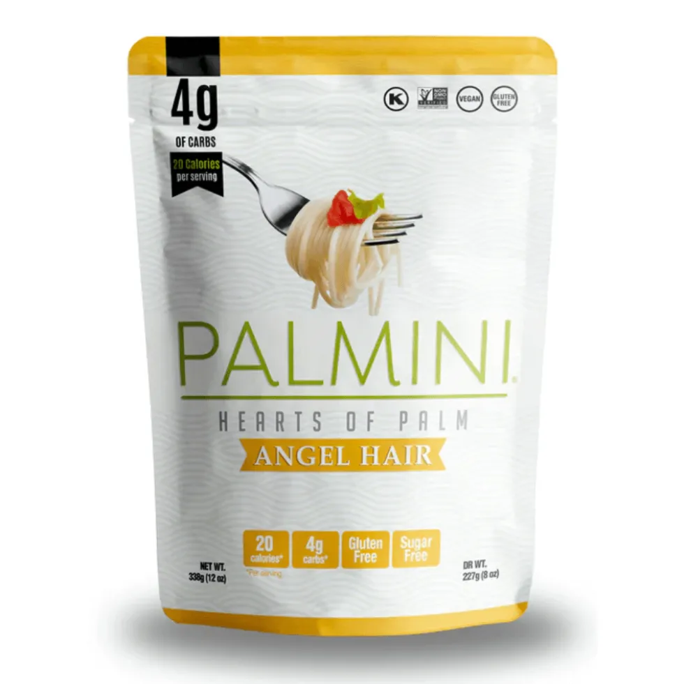 Palmini - Angel Hair - 4 g de glucides - Sans gluten - Paquet de 338 g