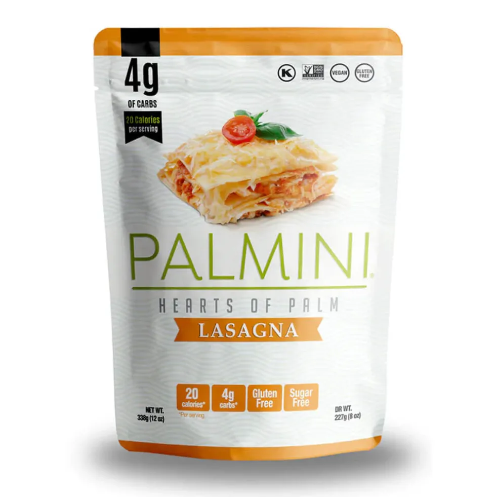 Palmini - Lasagnes - 5 g de glucides - Sans gluten - Paquet de 338 g