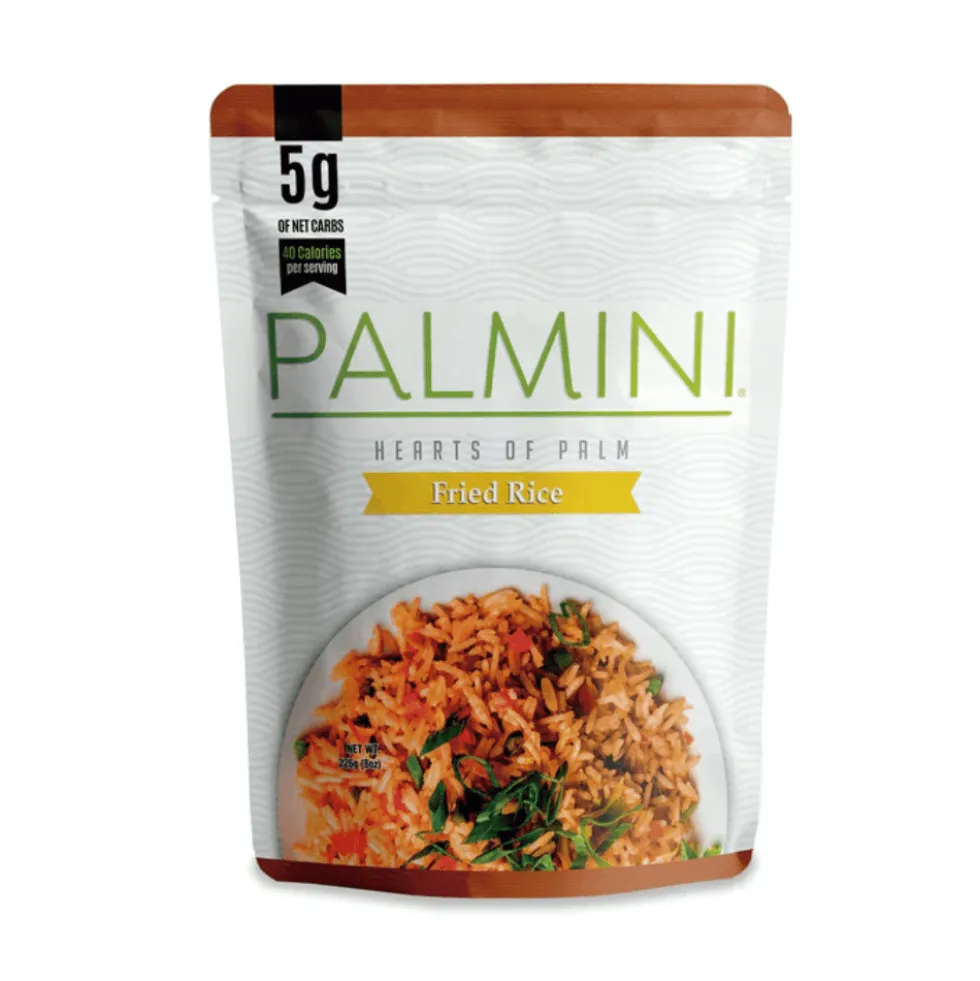 Palmini - Riz frit - 5 g de glucides - Sans gluten - Paquet de 226 g