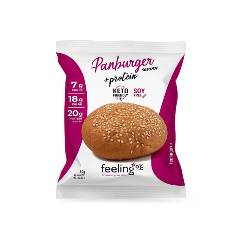 Panburger protéiné start 80g FeelingOk à l'unité