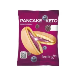 Pancake Protéiné KETO Crème Fruits rouges FeelingOk – Low Carb 50g