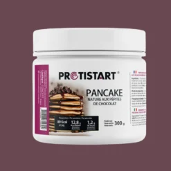 Pancake protéiné nature aux pépites de chocolat Pot 300g PROTISTART