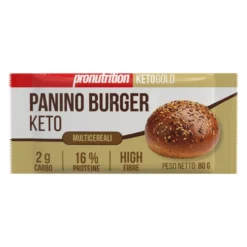 Petit pains Burger Keto multicéréales 80g Pronutrition