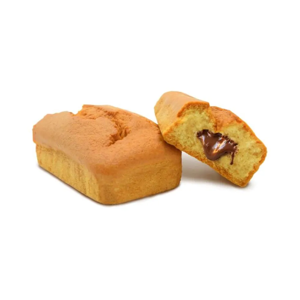 Plumcake protéiné vanille fourré crème noisette MD 50g