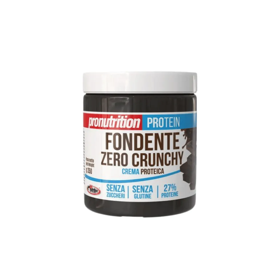 Pâte à tartiner protéine sans sucre Chocolat noir crunchy 350g Pronutrition