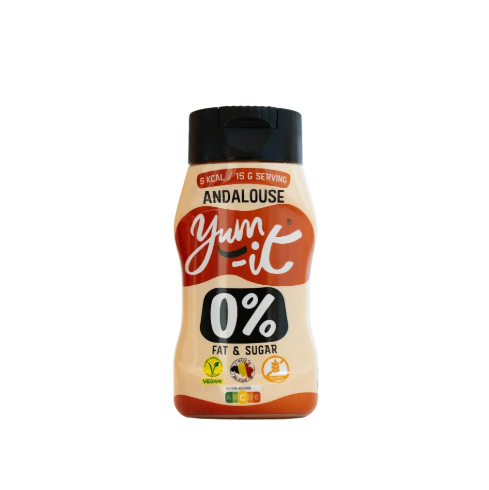 Sauce 0% keto sans sucre saveur Andalouse - 300g - Yum-it