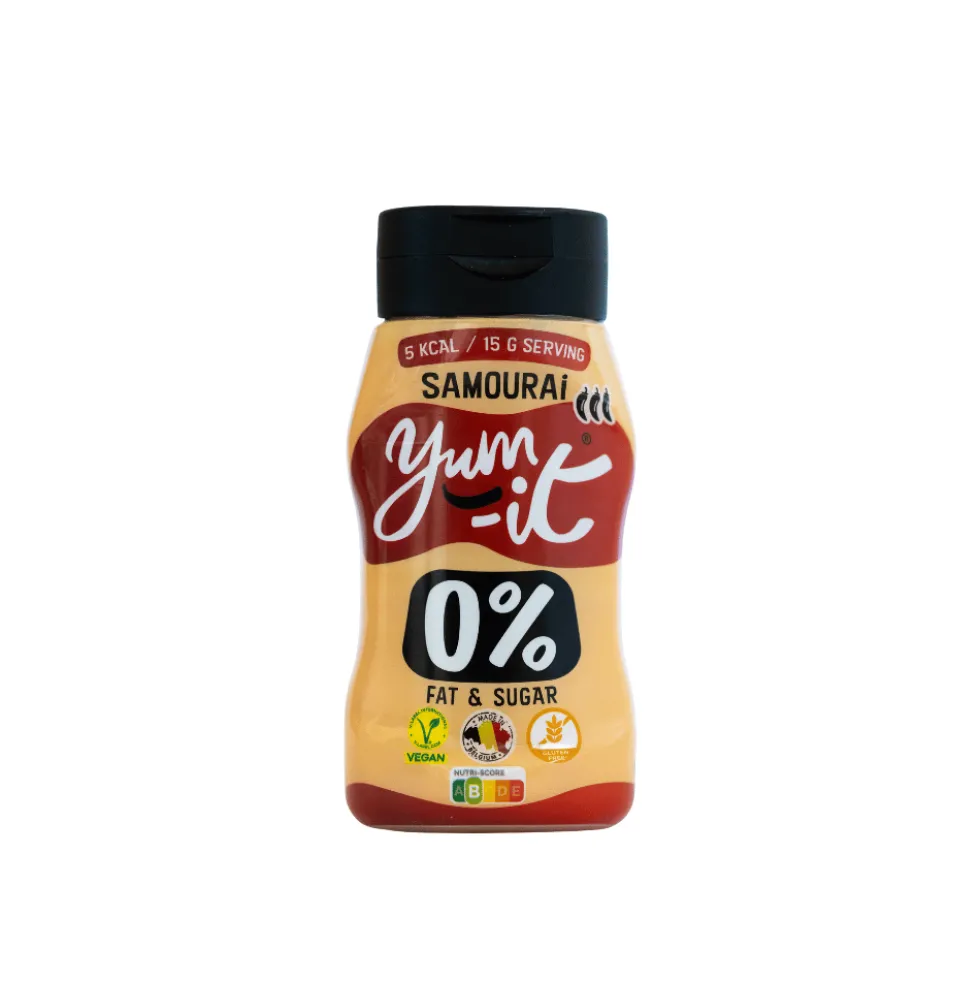 Sauce 0% keto sans sucre saveur Samourai - 300g - Yum-it