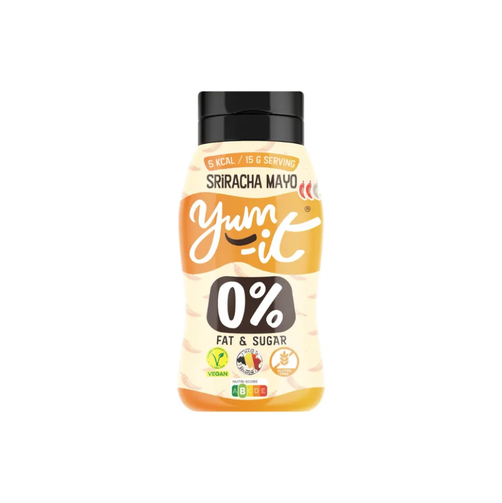Sauce 0% keto sans sucre saveur Sriracha Mayo - 300g - Yum-it