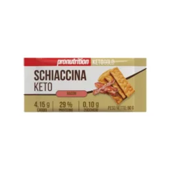 Schiaccina Keto goût Bacon 50g Pronutrition