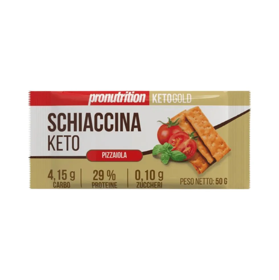 Schiaccina Keto goût Pizza 50g Pronutrition