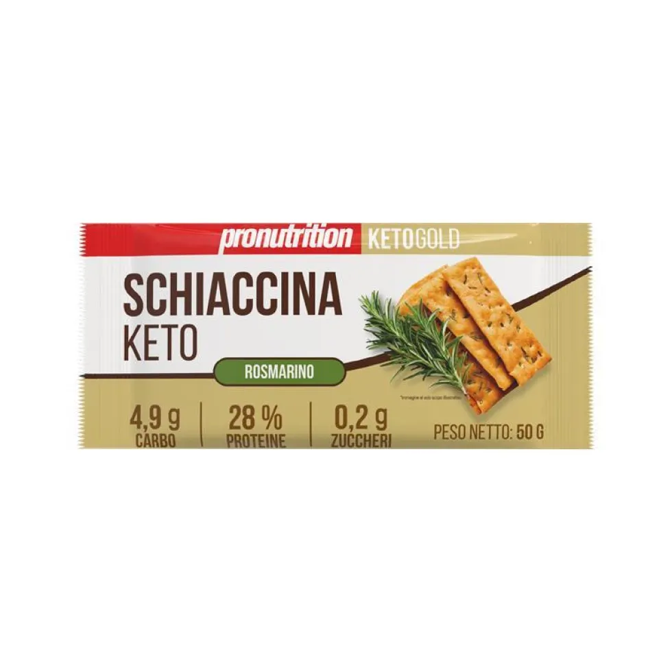 Schiaccina Keto goût Romarin 50g Pronutrition