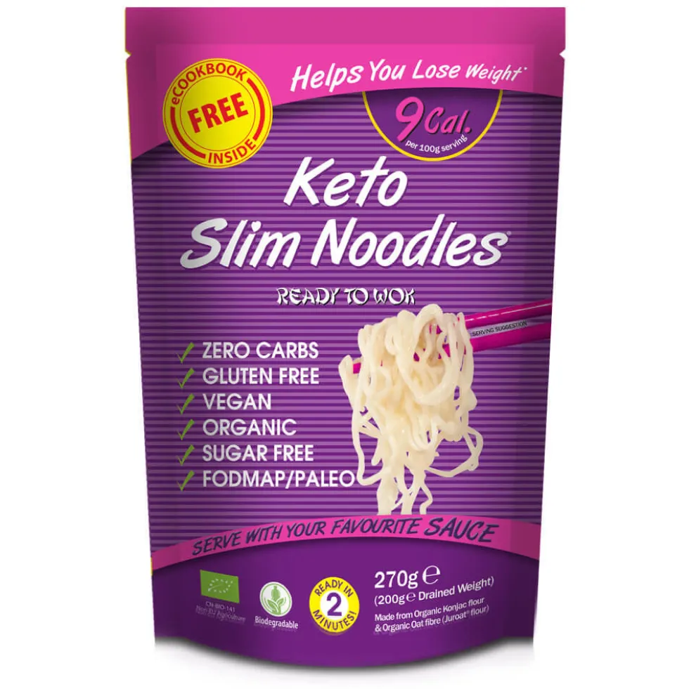 Slim Noodles shirataki de Konjac keto paquet de 270g